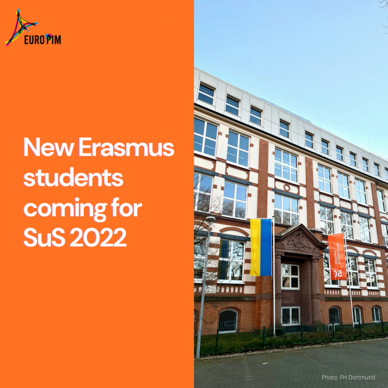 We are happy to welcome our Erasmus students!